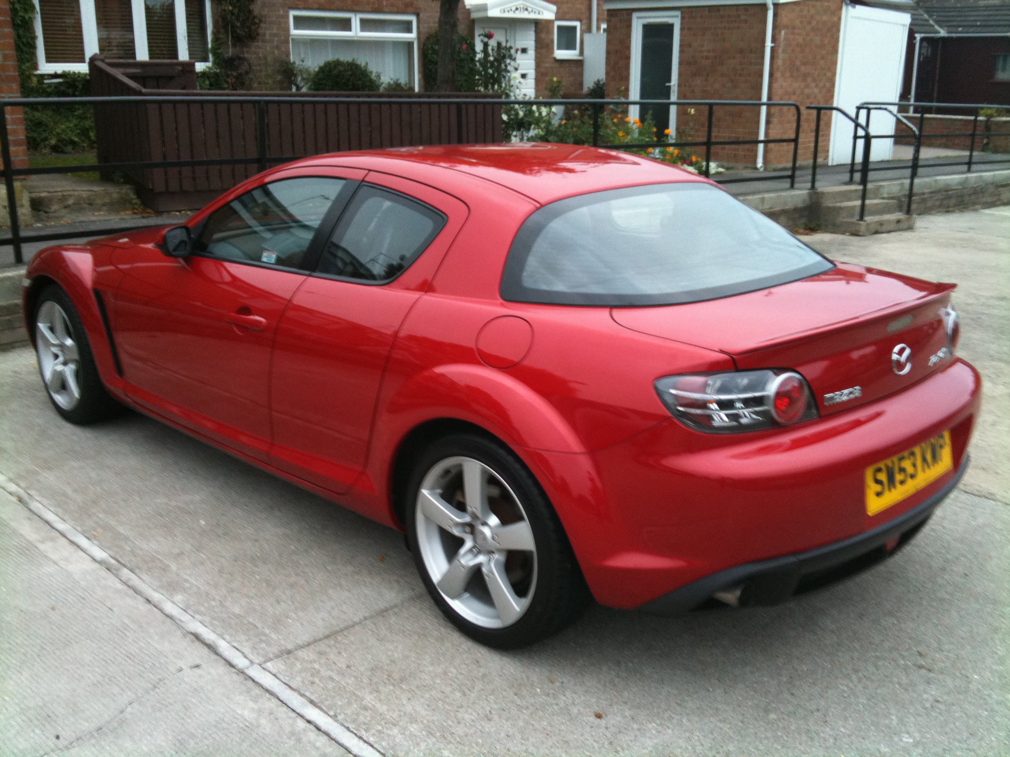 Red Mazda RX-8