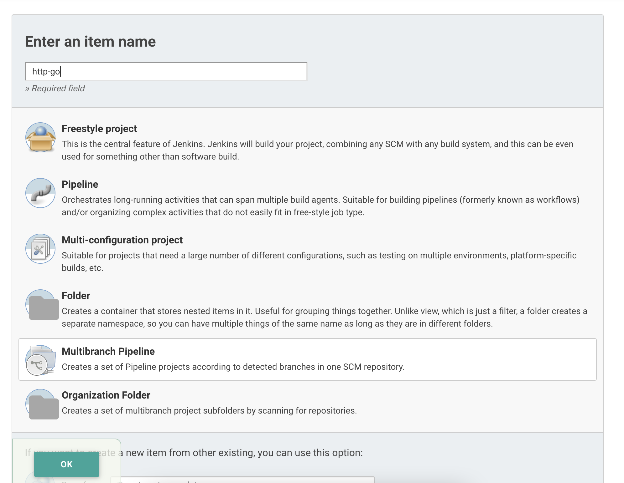 Setting up the initial multibranch pipeline in Jenkins