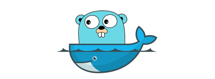 Docker Whale with a Gopher